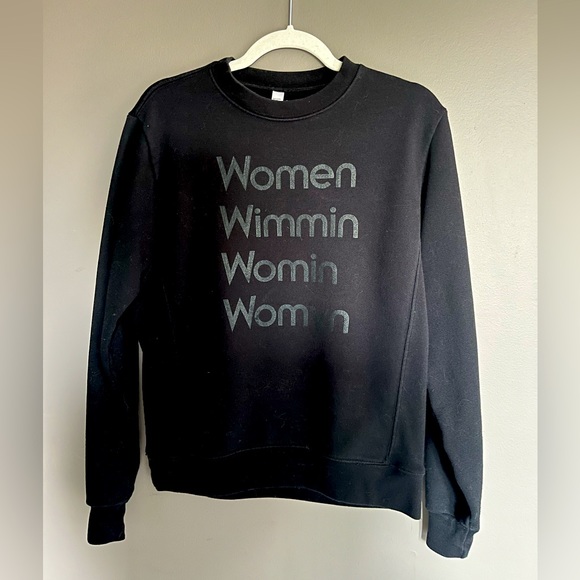 Modern Women “Women” Sweatshirt — Small | Black - Picture 1 of 4